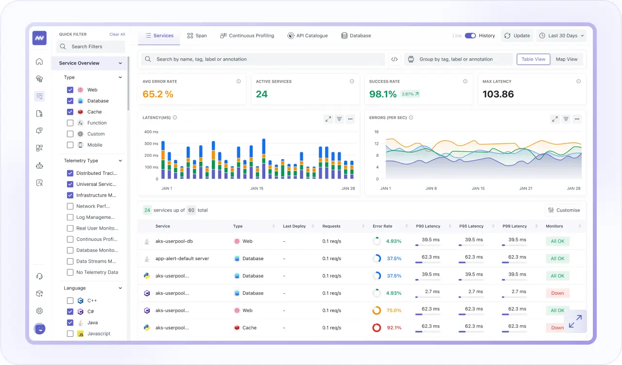 Application Performance Monitoring