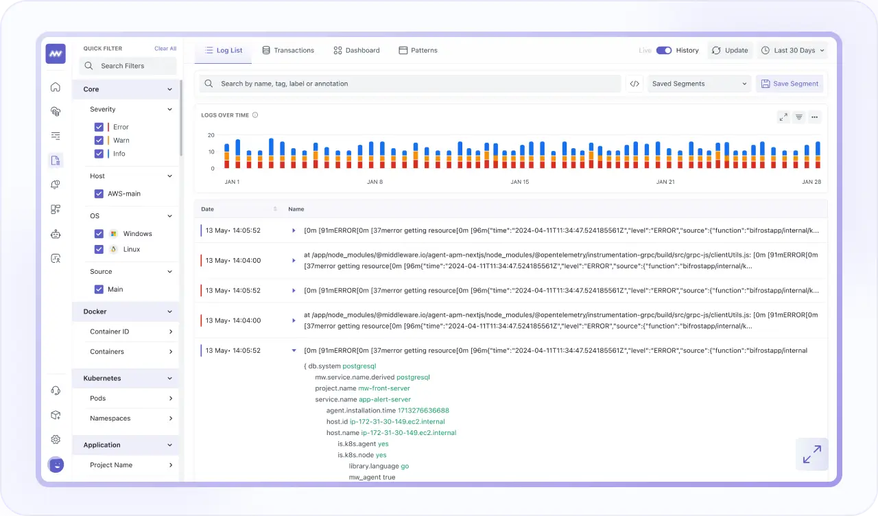 Log Monitoring
