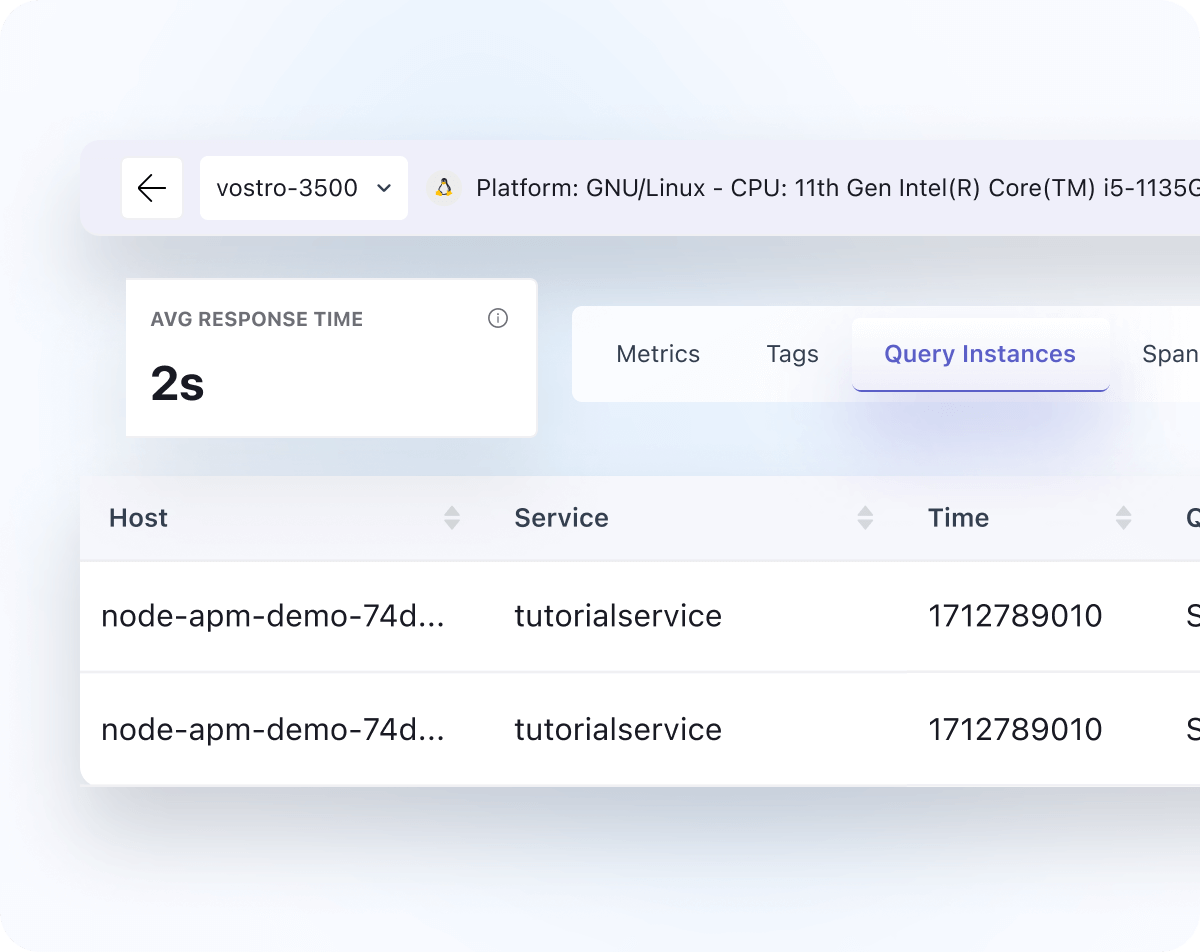 Real-Time Query Analysis