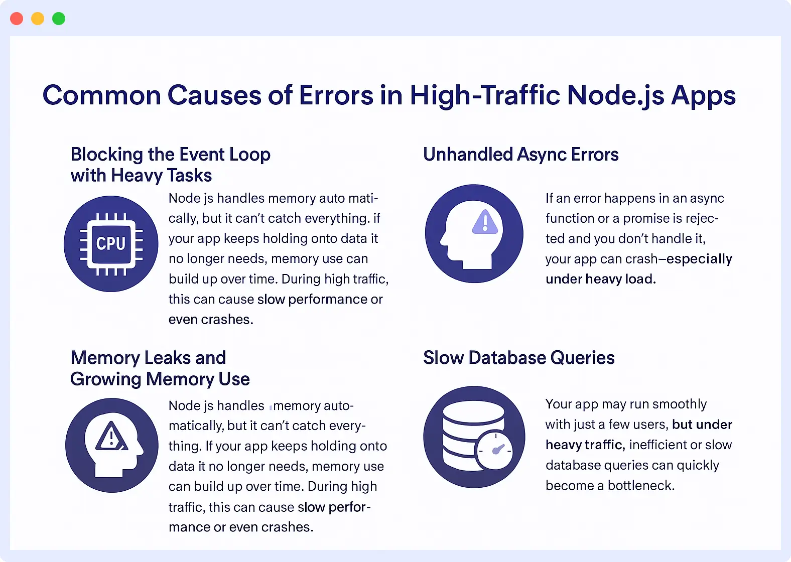 Common Causes of Errors in High-Traffic Node.js Apps