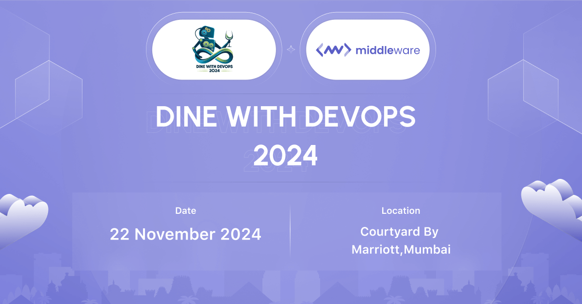 Join Middleware at Dine With Devops 2024!