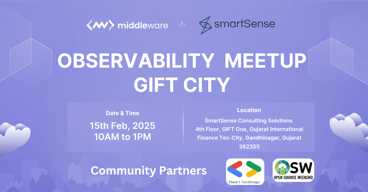 Observability Meetup - GIFT City