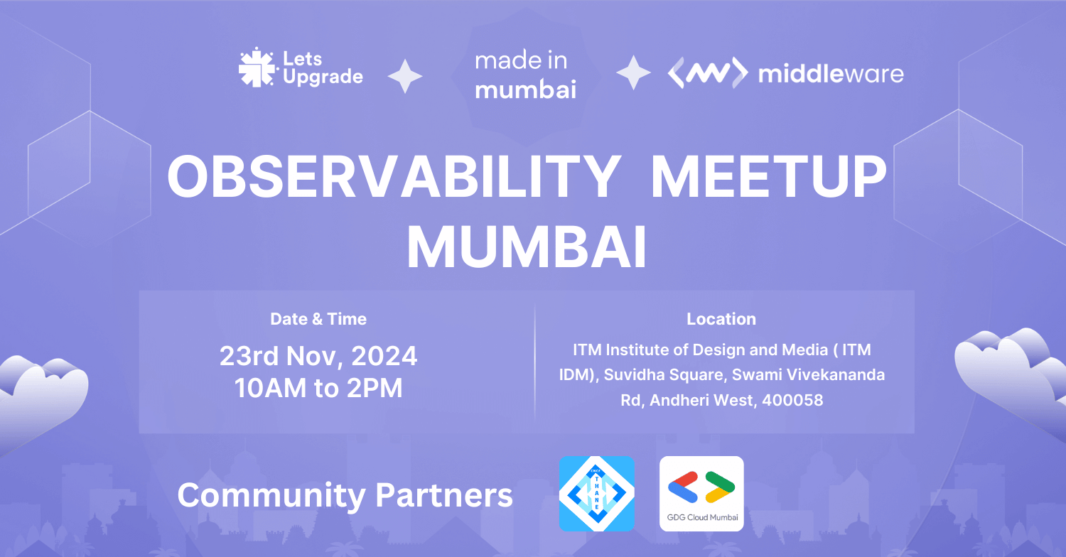 Observability Meetup Mumbai