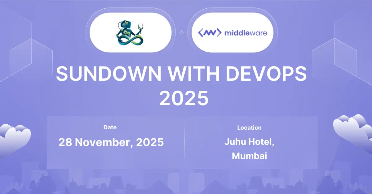 Join Middleware at Sundown With DevOps 2025!