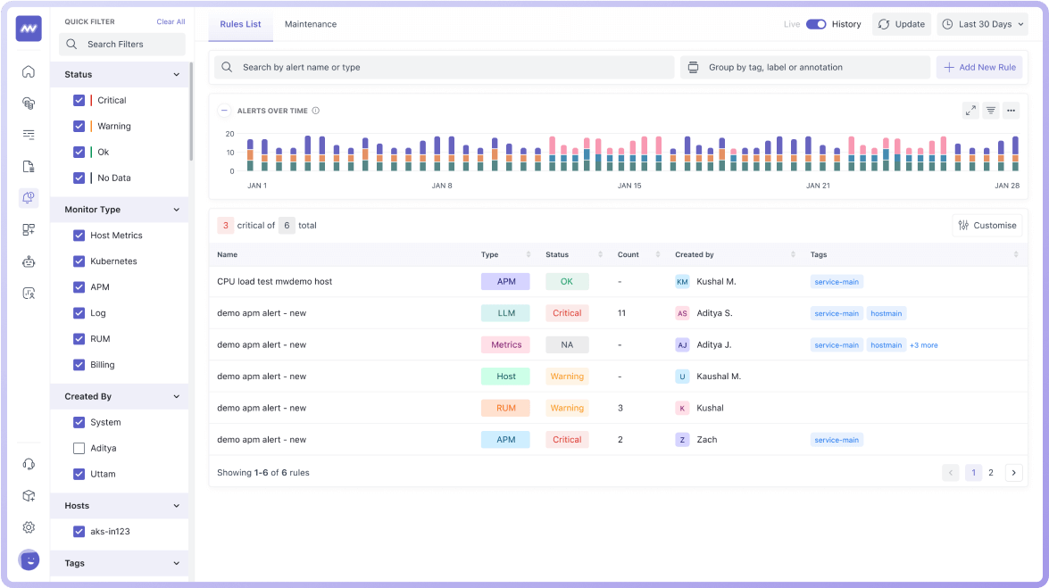 Advanced Issue Detection and Resolution